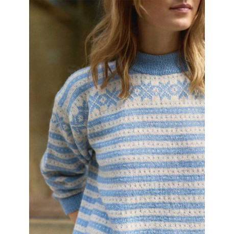 Sandnes Tema 75-11 Fana Damenpullover Strickset