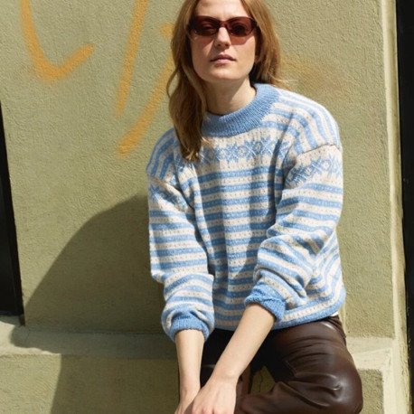 Sandnes Tema 75-11 Fana Damenpullover Strickset