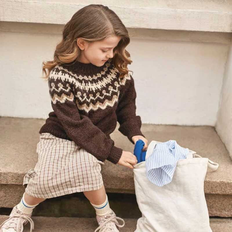 Sandnes Tema 76 2 Tinde Kinderpullover Strickset