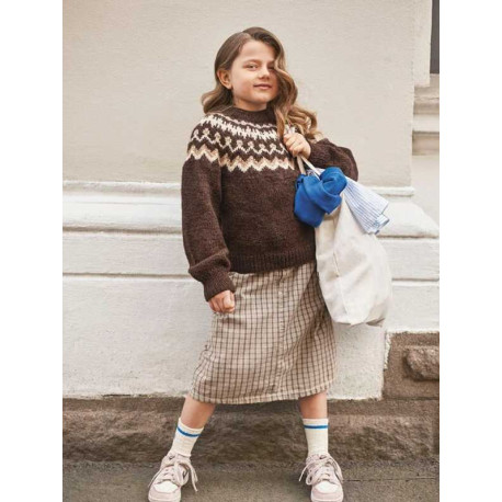 Sandnes Tema 76 2 Tinde Kinderpullover Strickset