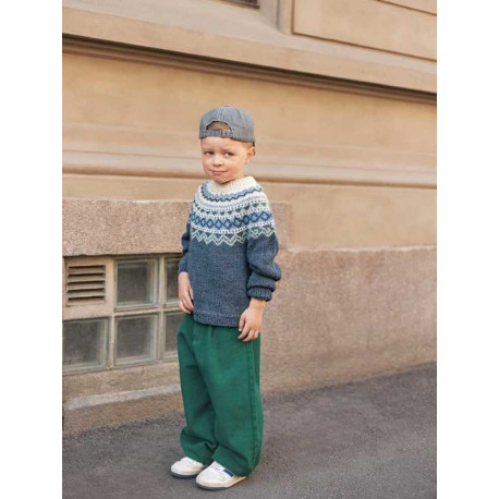 Sandnes Tema 76 3  Zirkus Pullover Strickset