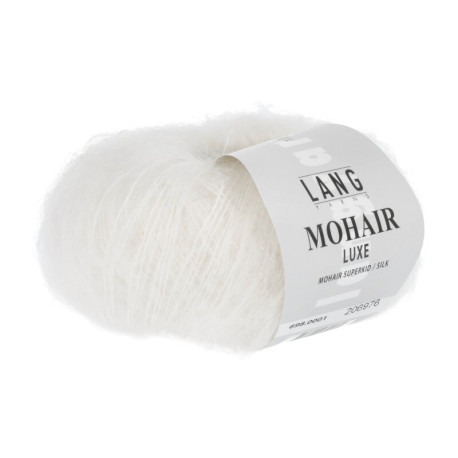 Lang Yarns Mohair Luxe Weiss 0001
