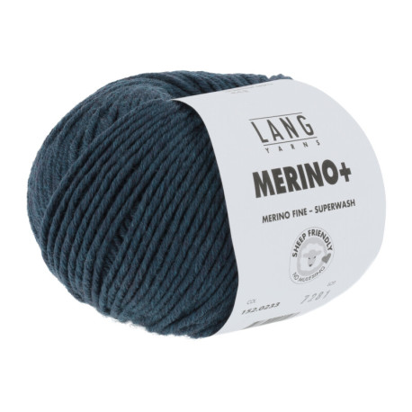Lang Yarns Merino+ Petrol Mélange 0233 Preorder