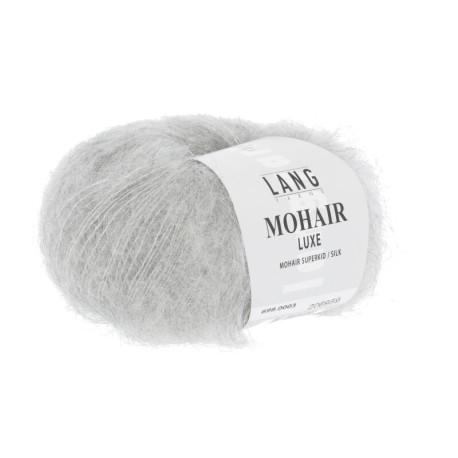 Lang Yarns Mohair Luxe Hellgrau Mélange 0003
