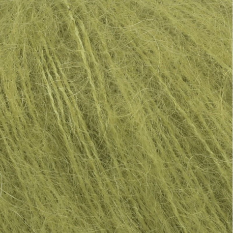 Lang Yarns Mohair Luxe Olive Hell 0098 Detail