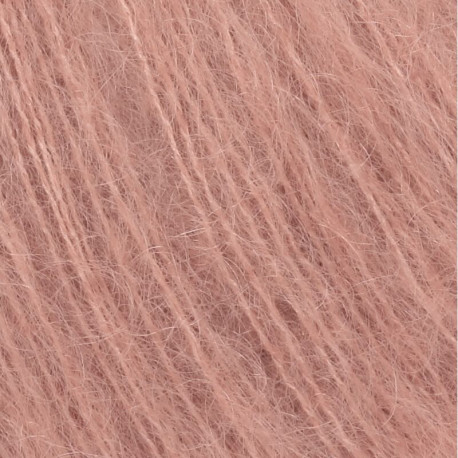 Lang Yarns Mohair Luxe Lachs 0128 Detail