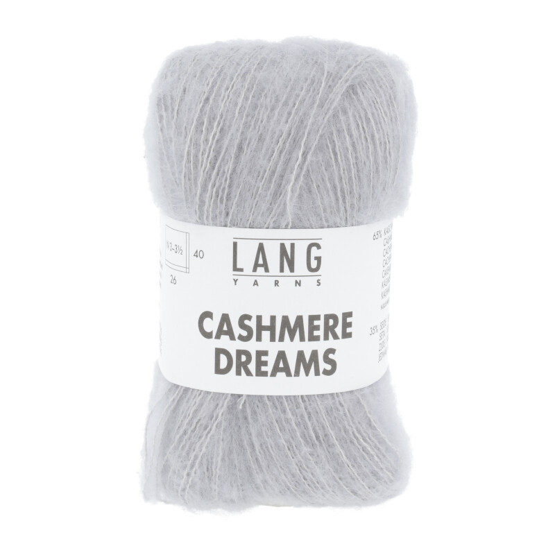 Lang Yarns Cashmere Dreams Hellgrau Mélange 0023