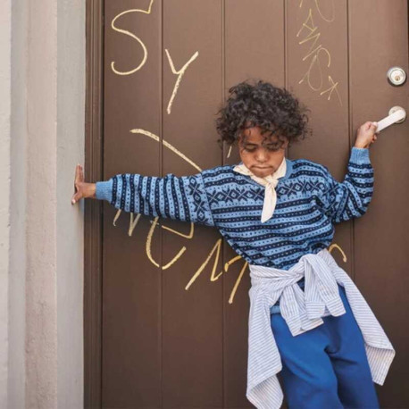 Sandnes Tema 76 6 Fana Pullover Strickset