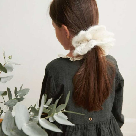 Sandnes Tema 77 4 Fleur Scrunchie Strickset