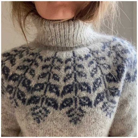 Hanne Rimmen Kristtjorn Pullover Wollpaket