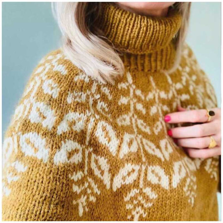 Hanne Rimmen Kristtjorn Pullover Wollpaket