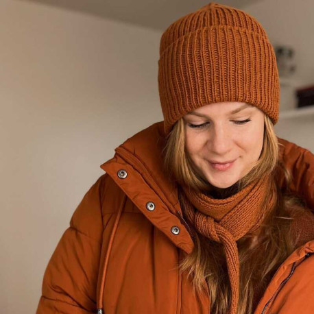 Rust Knitwear Serena Scarf Strickset