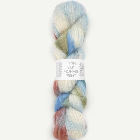 Sandnes Tynn Silk Mohair Print Desert Dawn 6085 Preorder