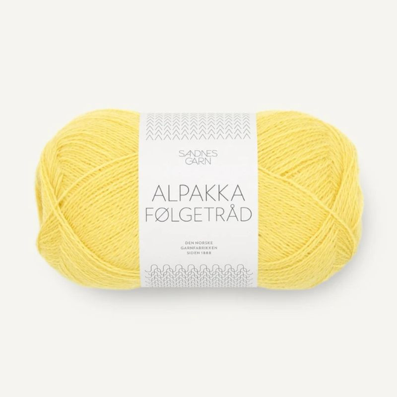 Sandnes Alpakka Folgetrad Lemon 9004 Preorder