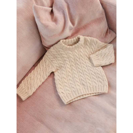 Sandnes 2401 1B Bonnie Sweater Junior Strickset