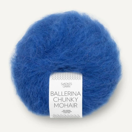 Sandnes Ballerina Chunky Mohair Dazzling Blue 5845 Preorder Detail