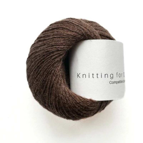 Knitting for Olive Compatible Cashmere Dark Cognac