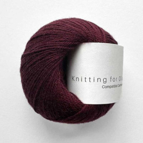 Knitting for Olive Compatible Cashmere Bordeaux