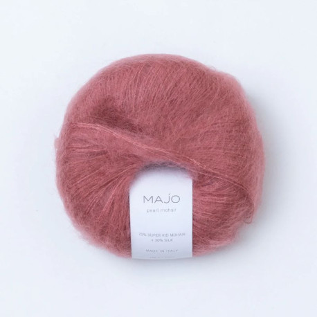 Majo Pearl Mohair Dusty Rose