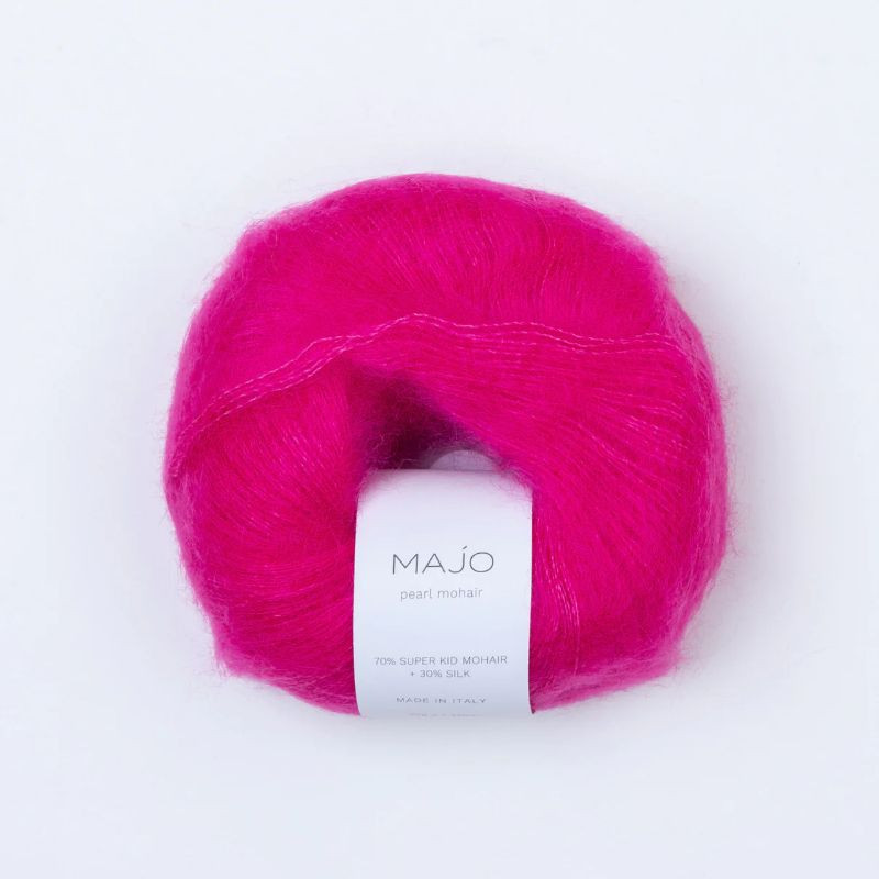 Majo Pearl Mohair Flamingo