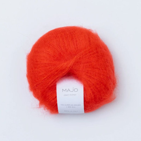 Majo Pearl Mohair Poppy