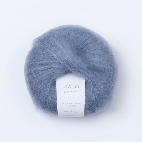 Majo Pearl Mohair Dusty Blue