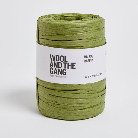 Wool and the Gang Ra-Ra Raffia Grass Green