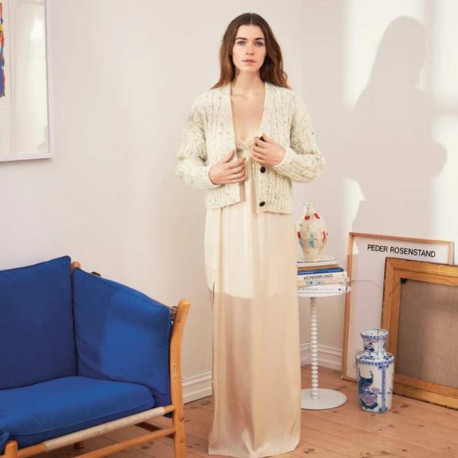 Sandnes 2403-2AB River Cardigan Strickset