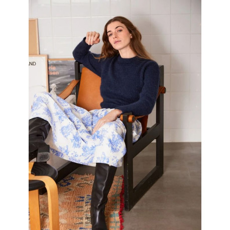 Sandnes 2403 7 Spencer Sweater Strickset
