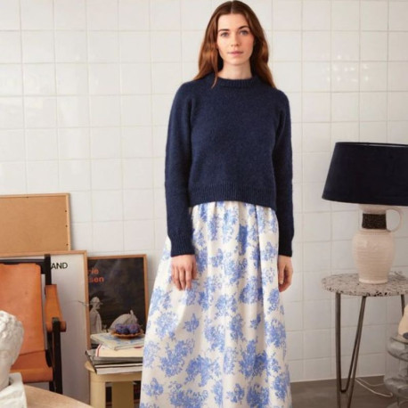 Sandnes 2403 7 Spencer Sweater Strickset