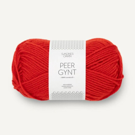 Sandnes Peer Gynt Scarlet Red 4018