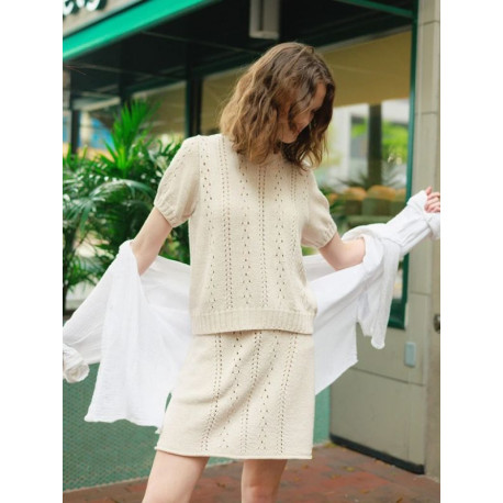 Sandnes 2404 9b Cornelia Skirt Strickset