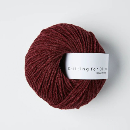 Knitting for Olive Heavy Merino Bordeaux