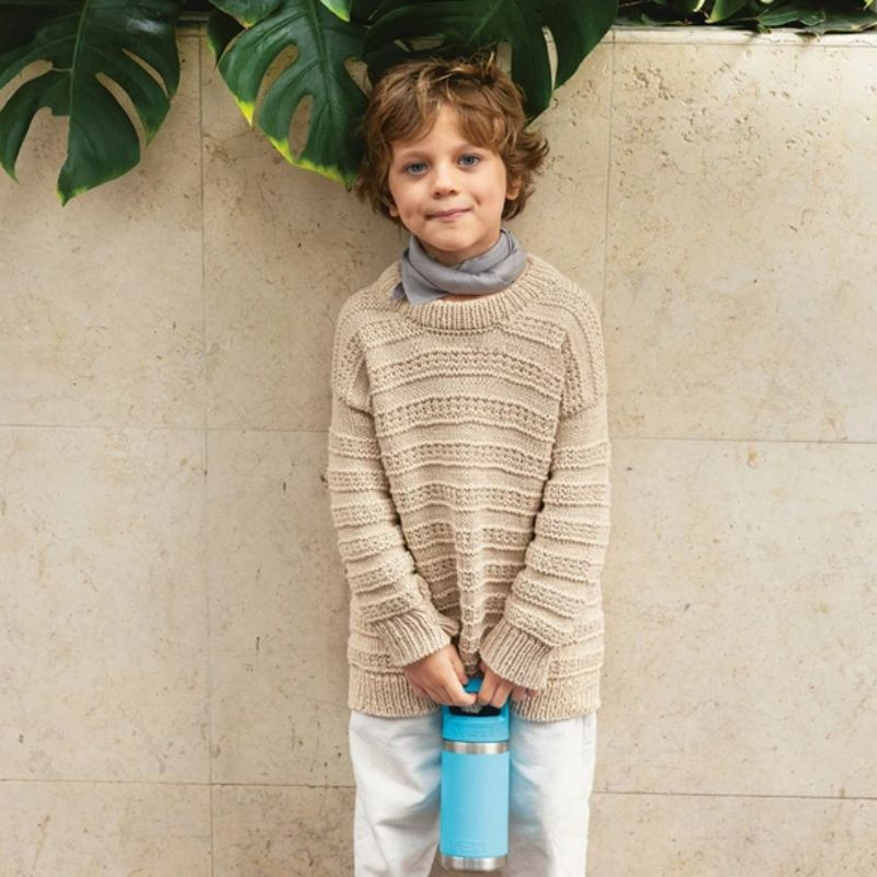 Sandnes 2405 4 Filip Sweater Junior Strickset