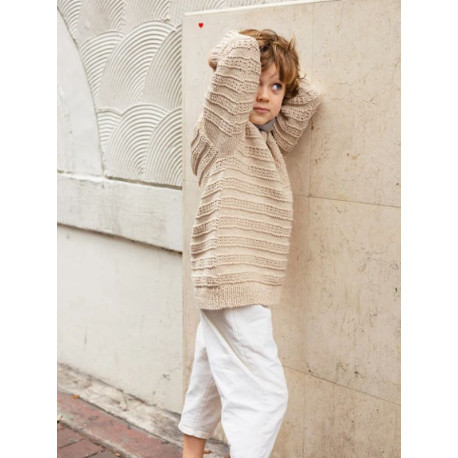 Sandnes 2405 4 Filip Sweater Junior Strickset