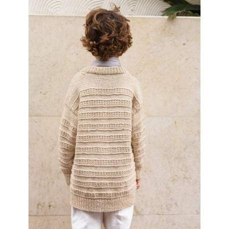 Sandnes 2405 4 Filip Sweater Junior Strickset