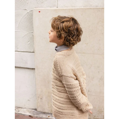 Sandnes 2405 4 Filip Sweater Junior Strickset
