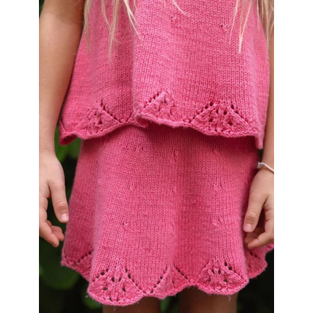 Sandnes 2405 6 Auguste Skirt Junior Strickset