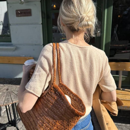 Petite Knit Kumulus Tee O-neck Wollpaket