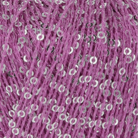 Lang Yarns Paillettes - Pink / Pink 0085 Detail