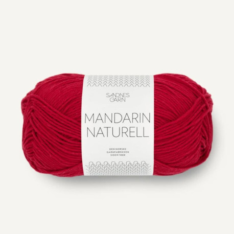 Sandnes Mandarin Naturell Rod 4219