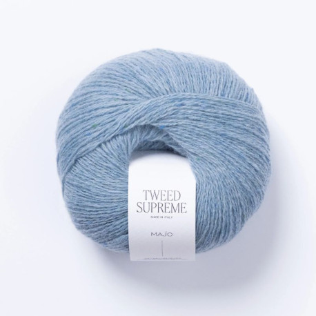 Majo Tweed Supreme Dove Blue