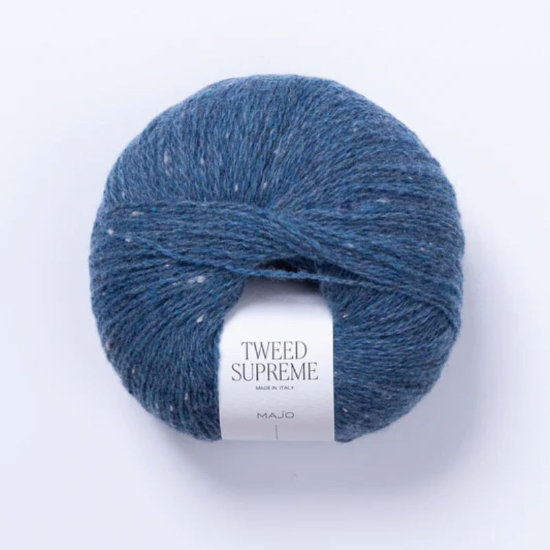 Majo Tweed Supreme Petrol Blue