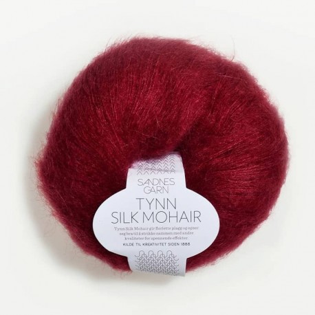 Sandnes Tynn Silk Mohair Dyp Rod 4236