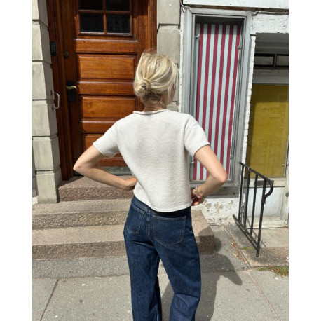 Petite Knit Cloud Tee Wollpaket