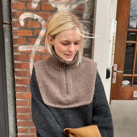 Zipper Neck PetiteKnit