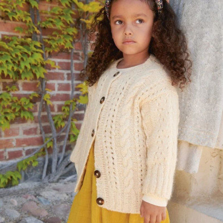 Sandnes 2408 4 Cornelia Cardigan Junior Strickset