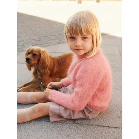 Sandnes 2408 6 Spencer Sweater Junior Strickset