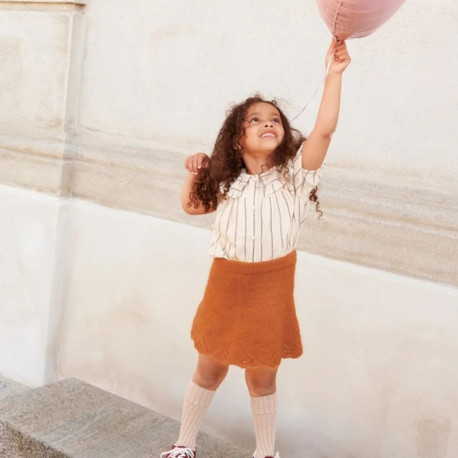 Sandnes 2408 7b Augustine Skirt Junior Strickset