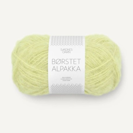 Sandnes Borstet Alpakka Lime Punch 9523